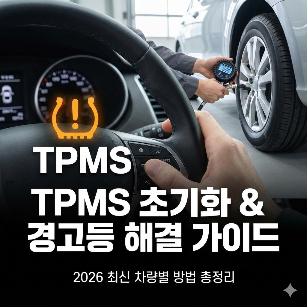 tpms 초기화 방법과 타이어 공기압 경고등 완벽 해결 가이드