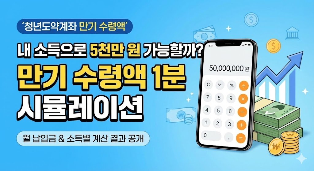 청년도약계좌 만기 수령액 계산기