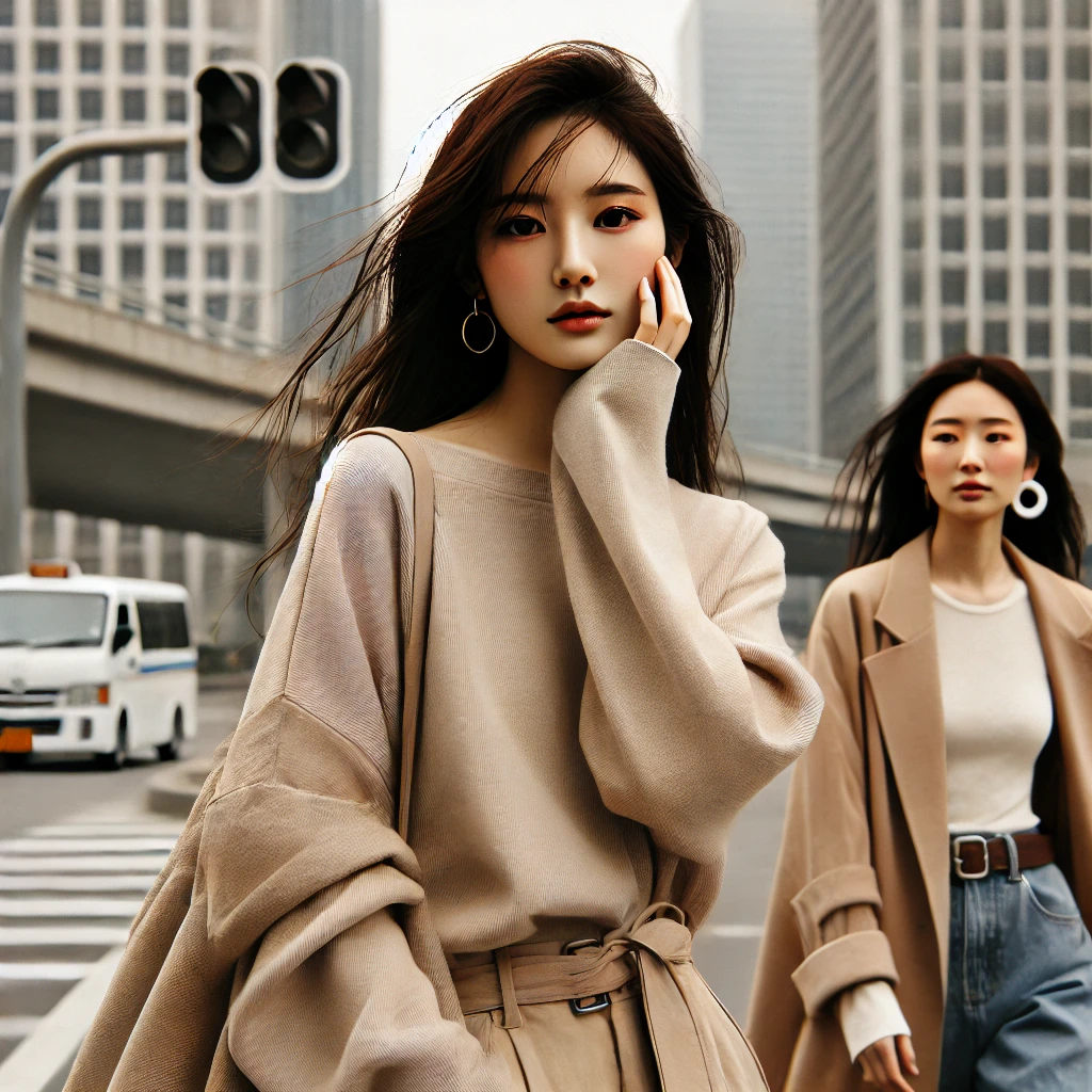 데일리룩 예시 사진