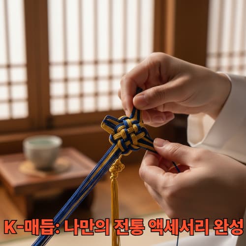 K-컬처 전통 매듭 기법과 감성 액세서리