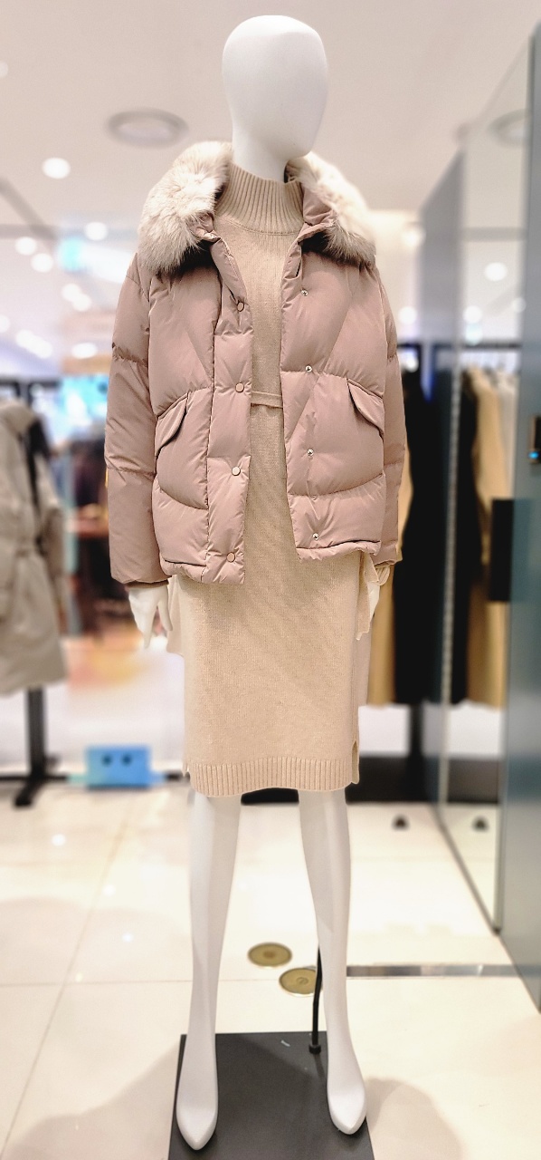 쉬즈미스 폭스퍼 덕다운 숏 패딩점퍼 K SSDJPL42030