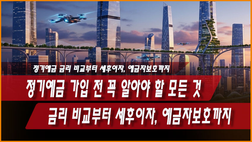 정기예금 가입 전 꼭 알아야 할 모든 것 ❘ 금리 비교부터 세후이자, 예금자보호까지