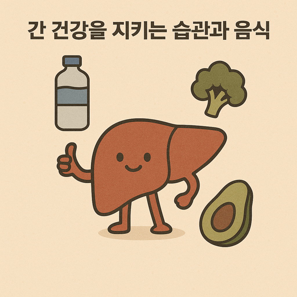 간 건강을 지키는 습관과 음식