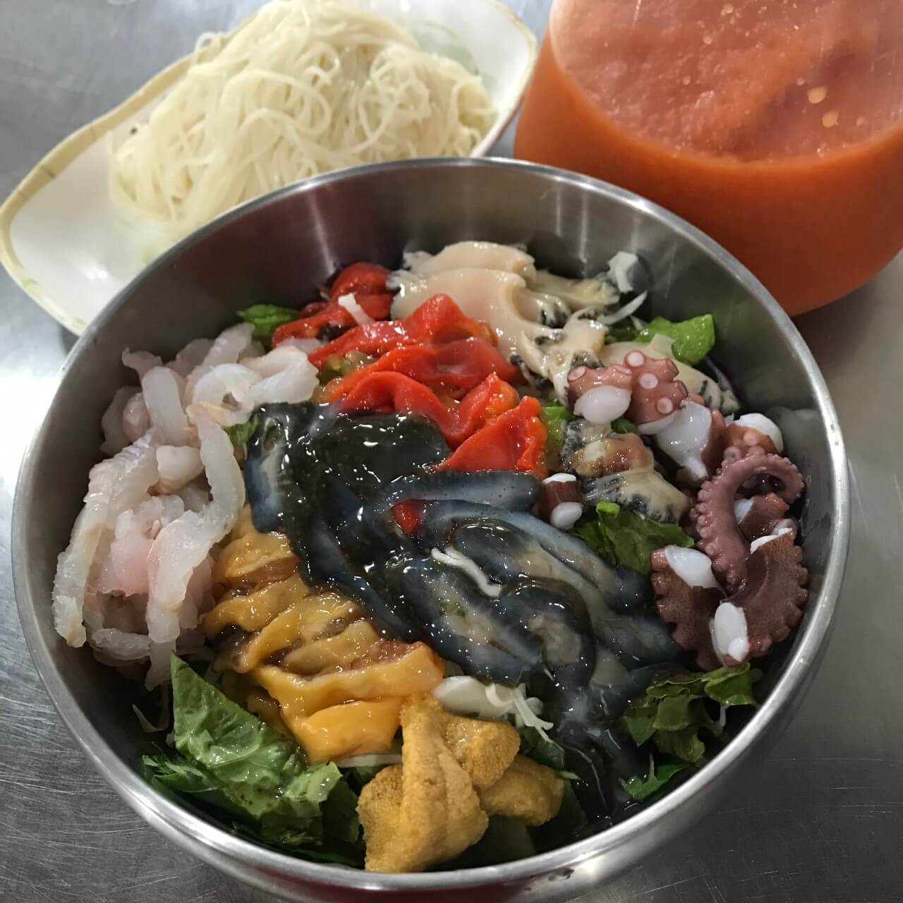 6시내고향 인천 남동구 백령도 자연산 해산물 우니맛집 용기포 횟집 (용기포 씨푸드 주문방법)