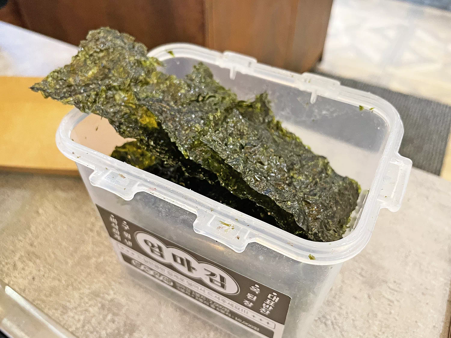 옥된장 메뉴판