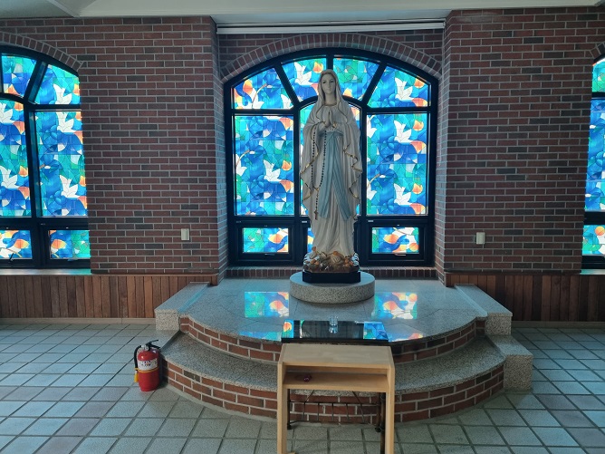 대전 하기동성당 성모상