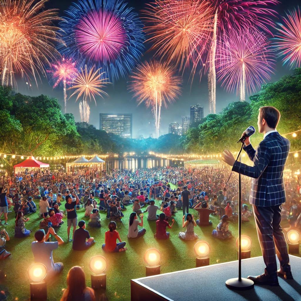 불꽃축제 사회자