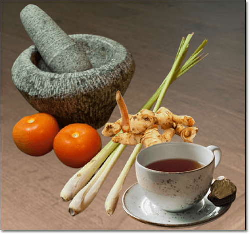 갈랑가 음식재료