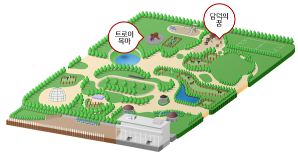 어린이 모험랜드 입체지도