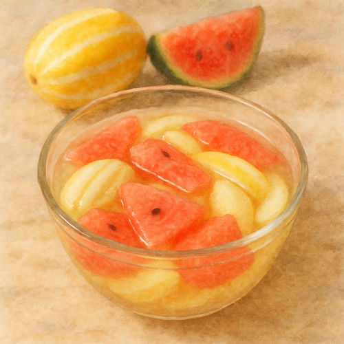 참외수박화채-만들기-레시피