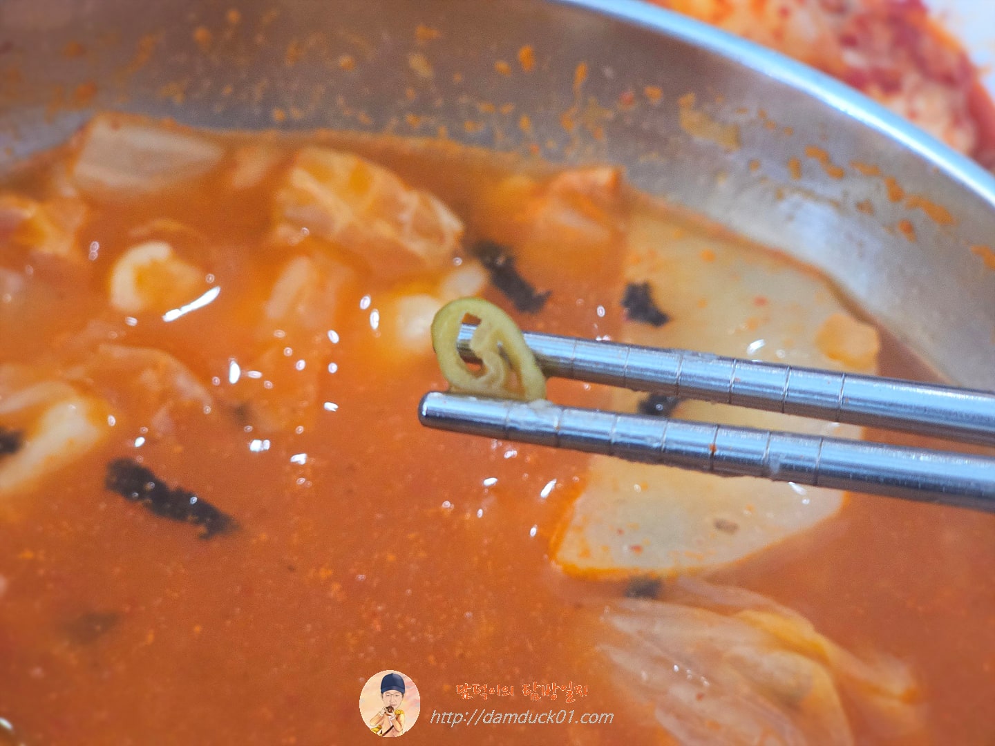 김치 수제비
