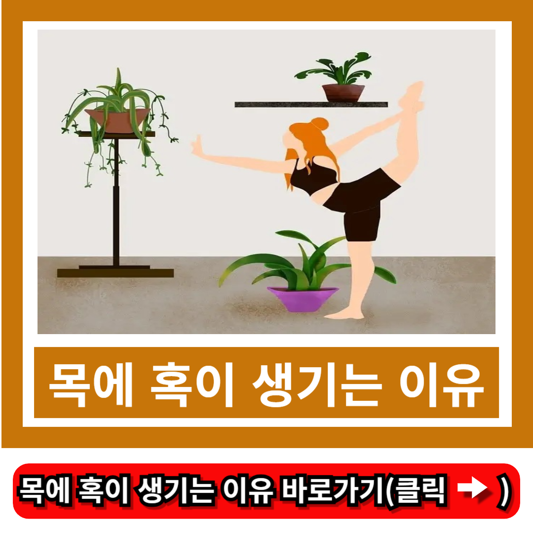 목에 혹이 생기는 이유
