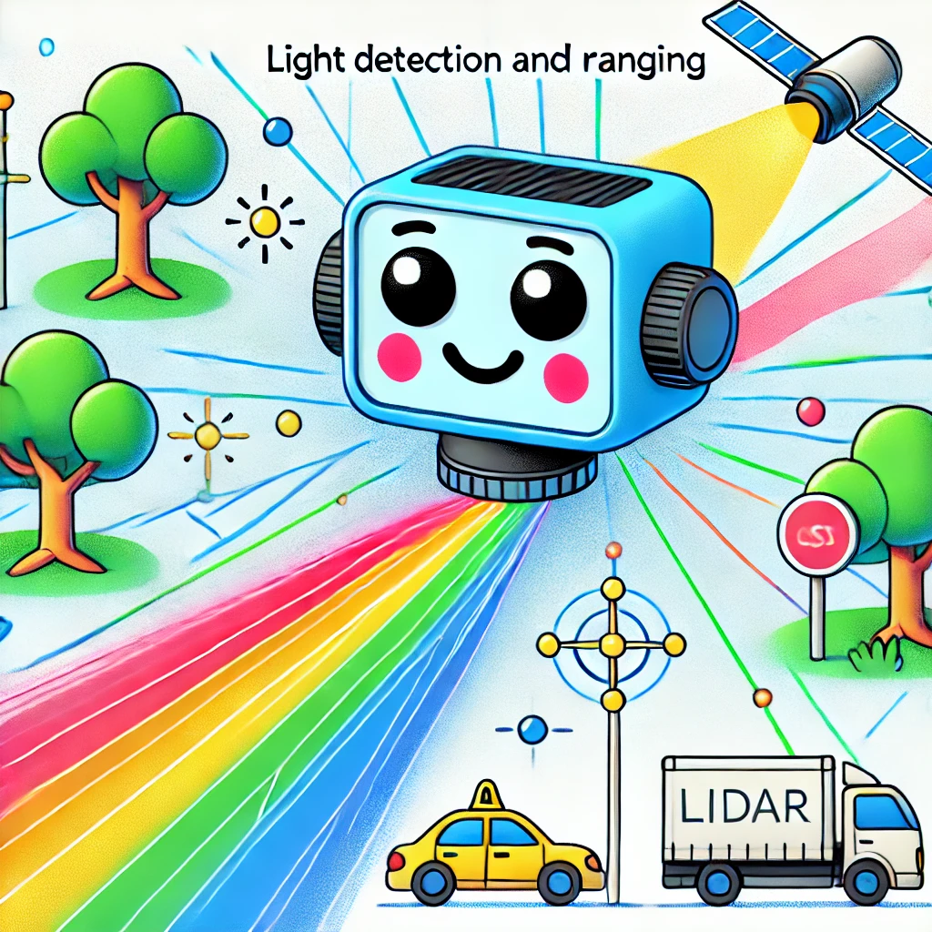 라이더 Lidar 기술 이미지