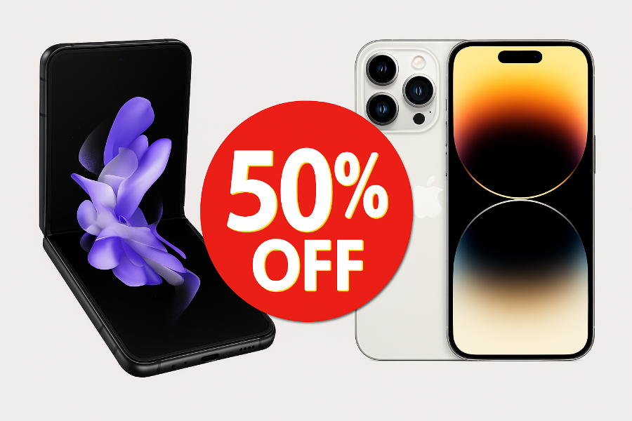 갤럭시/아이폰 신제품 + 50% 할인