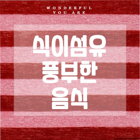 식이섬유 완벽 가이드: 건강한 장을 위한 식단과 레시피