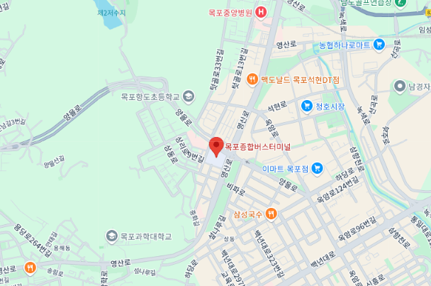 목포종합버스터미널(고속,시외)