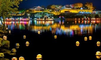 진주 남강유등 사진