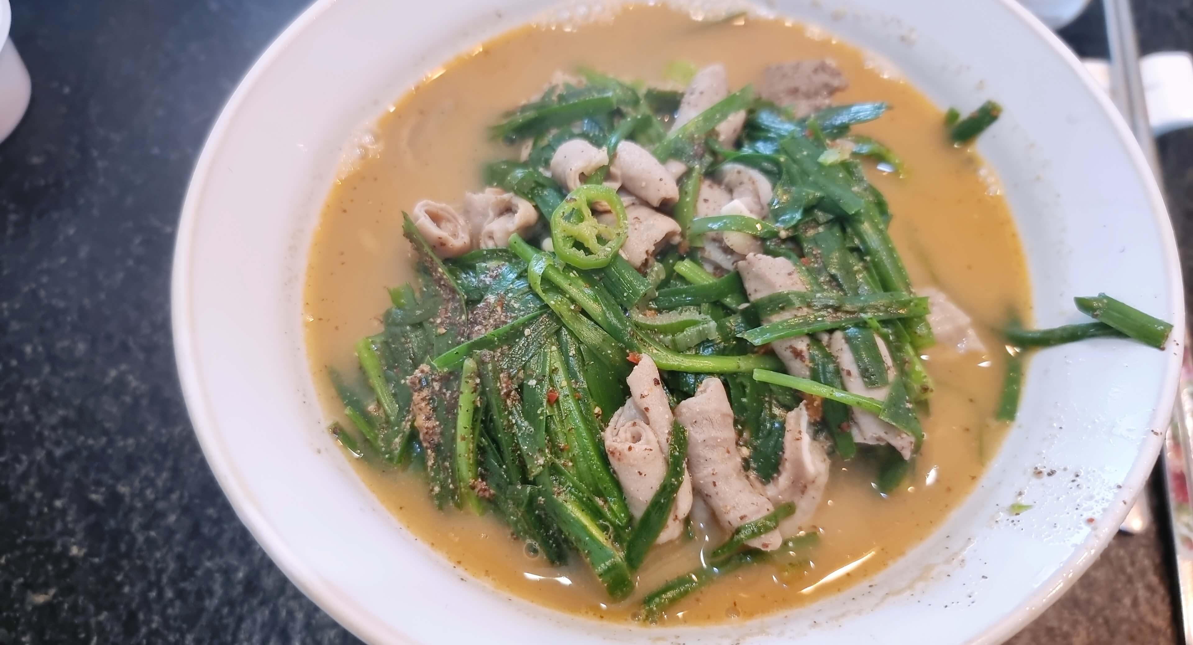 포장해온 순댓국