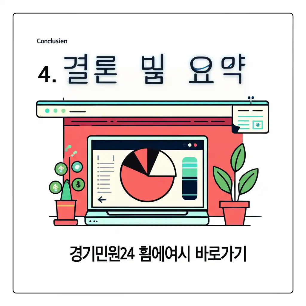 경기민원24 홈페이지 바로가기 4. 결론 및 요약: 경기도 지원금 신청 핵심 정리.