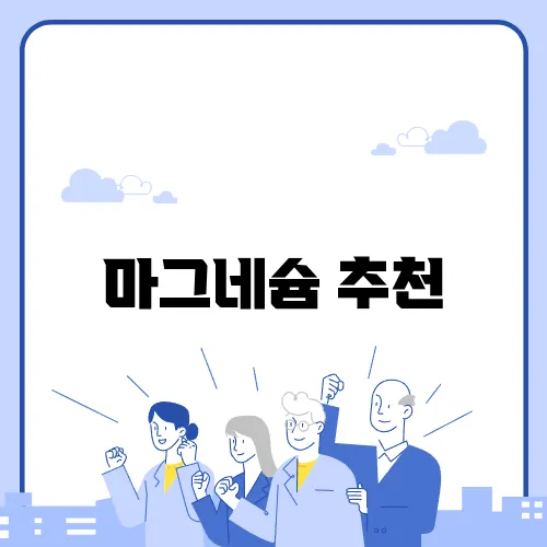 마그네슘 추천