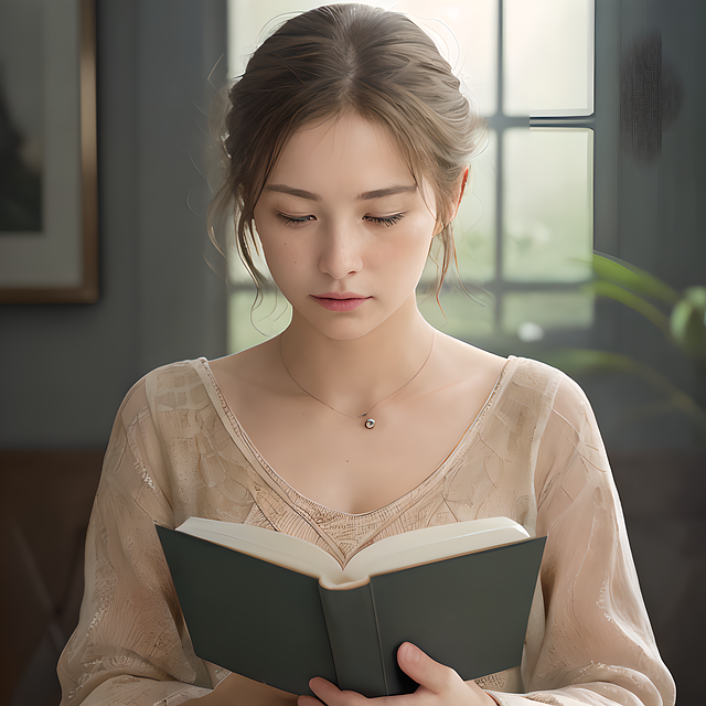 자기주도 학습 중인 소녀