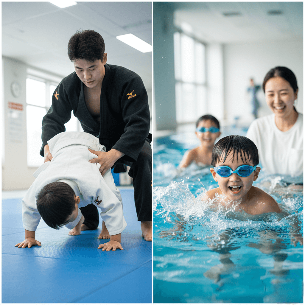 유도,주짓수,수영등 운동추천, 넘치는 에너지 해소하기,까다로운기질아이 운동추천