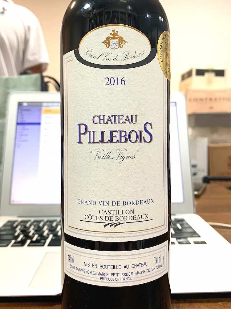 Château Pillebois Cuvée Vieilles Vignes 2016