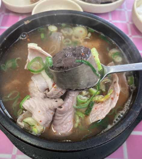 곡성한일순대국밥