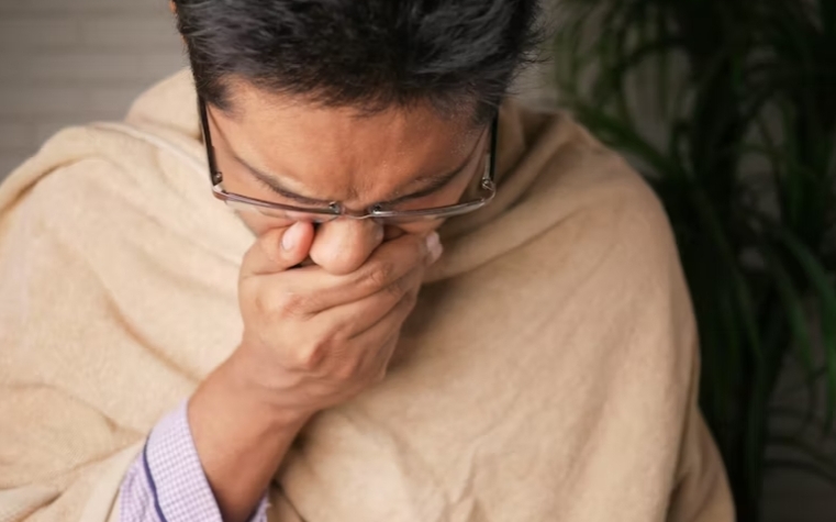 독감 감염 이미지