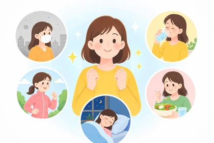 미세먼지 많은 날 생활 리듬 관리 장면11