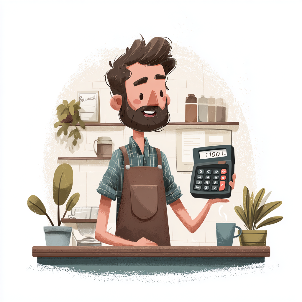 소상공인 경영안정자금, 자영업자 지원 정책 관련 일러스트