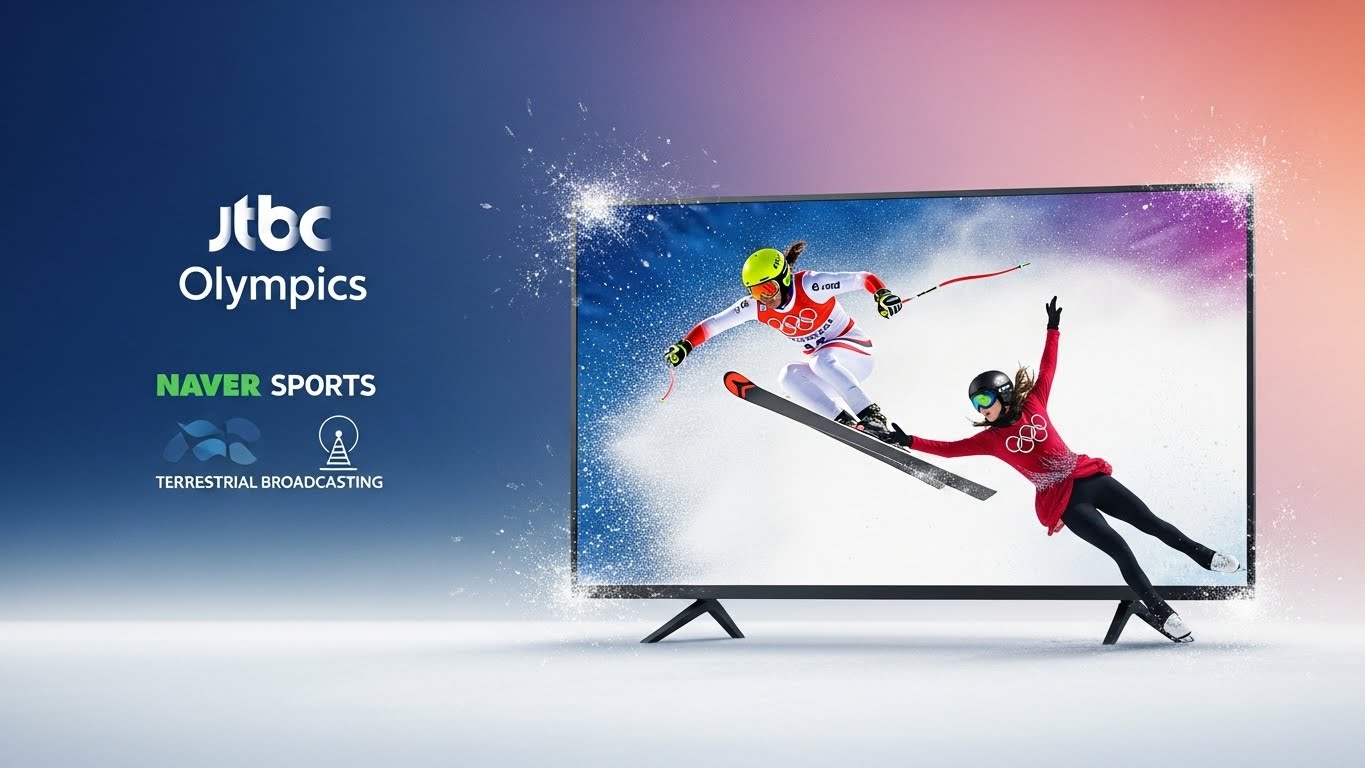 "이제 TV 틀어도 올림픽 안 나온다? JTBC·네이버가 중계하는 '사상 첫 지상파 없는 올림픽' 시청 가이드"