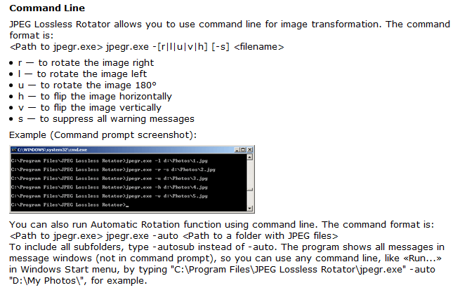 JPEG Lossless Rorator