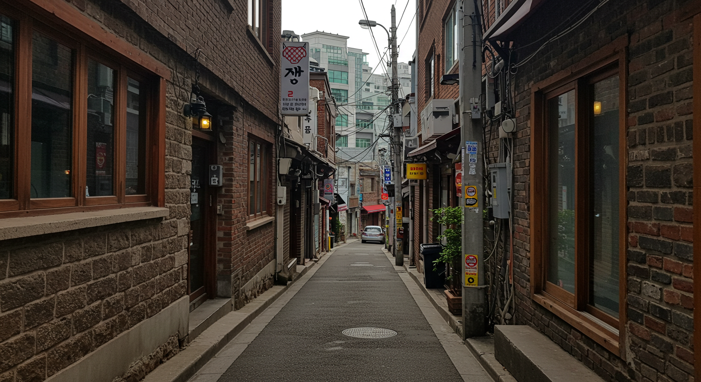 인쇄의 묵향과 깊은 역사를 간직한 조용한 골목