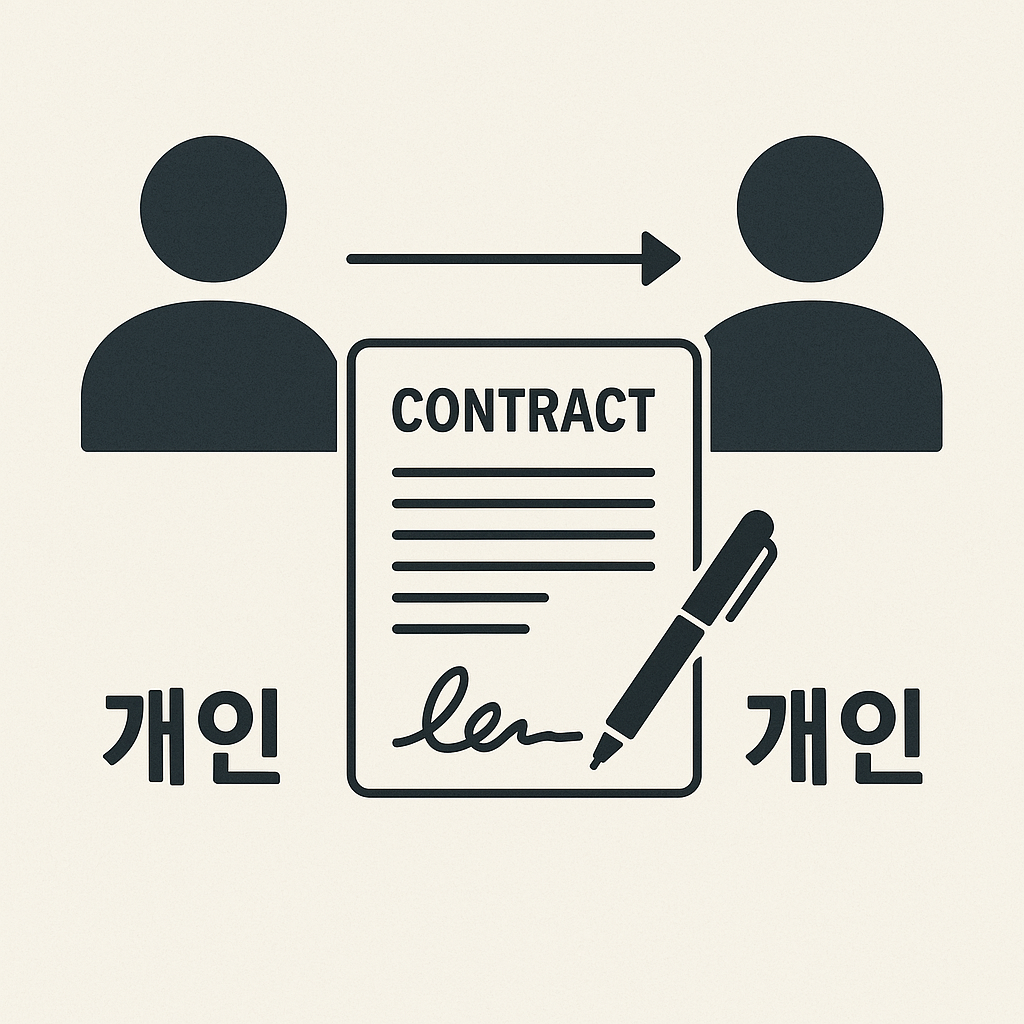 개인간 계약 이미지