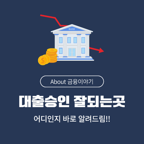 대출 승인이 잘 나는 은행과 대출 조건