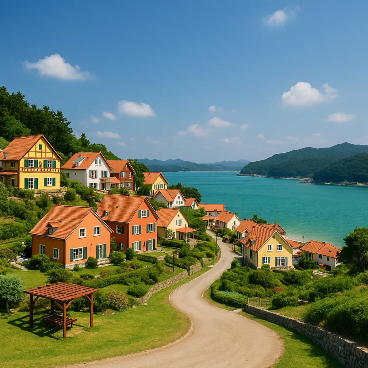 남해 독일마을 사진