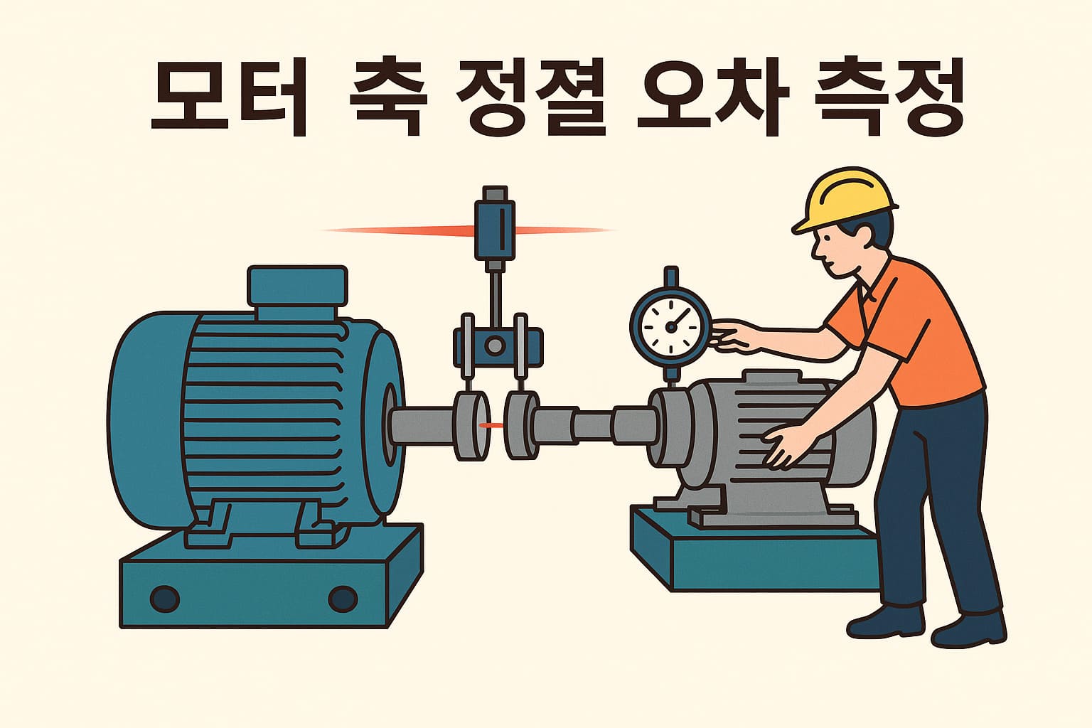 ✅ 모터 축 정렬 오차 측정 완전 가이드레이저&middot;다이얼 인디케이터부터 IoT까지 실무자가 꼭 알아야 할 Alignment 절차의 모든 것