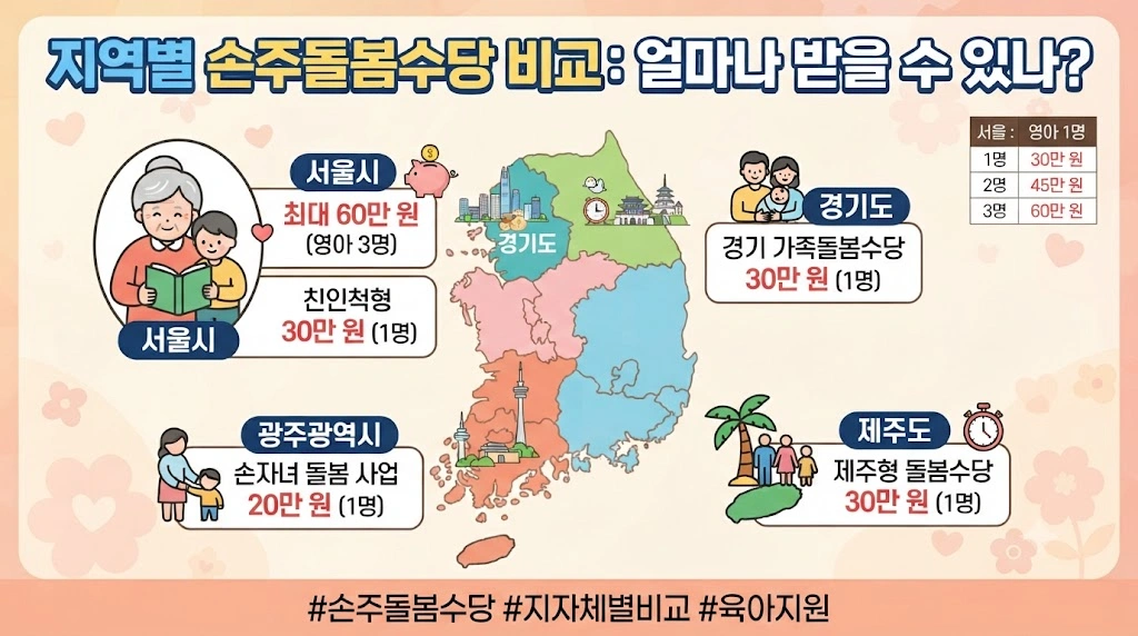 지역별 지급 금액 비교, 얼마나 받을 수 있나