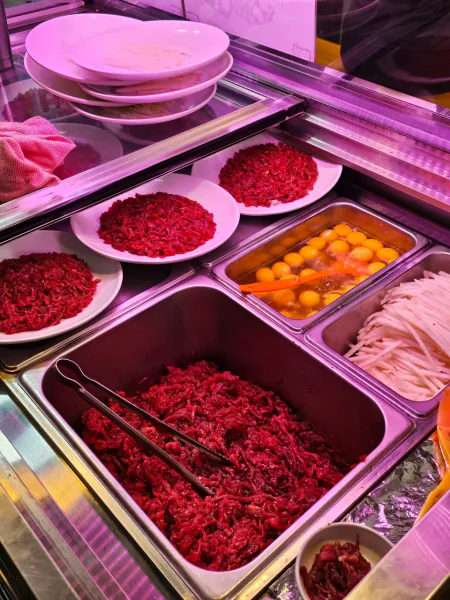 생생정보 대결 맛 대 맛 시장 육회 한 상 VS 누룽지마늘닭강정