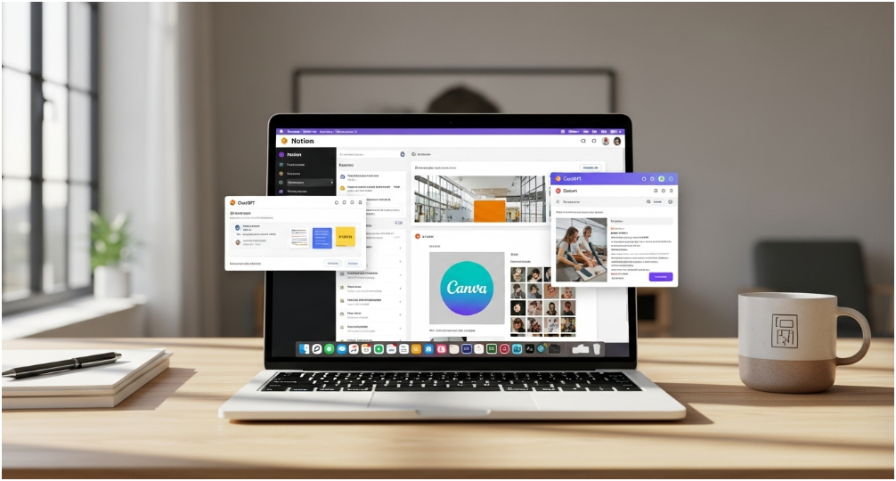 업무자동화 화면 이미지