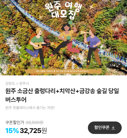 가을단풍 단풍버스 당일여행