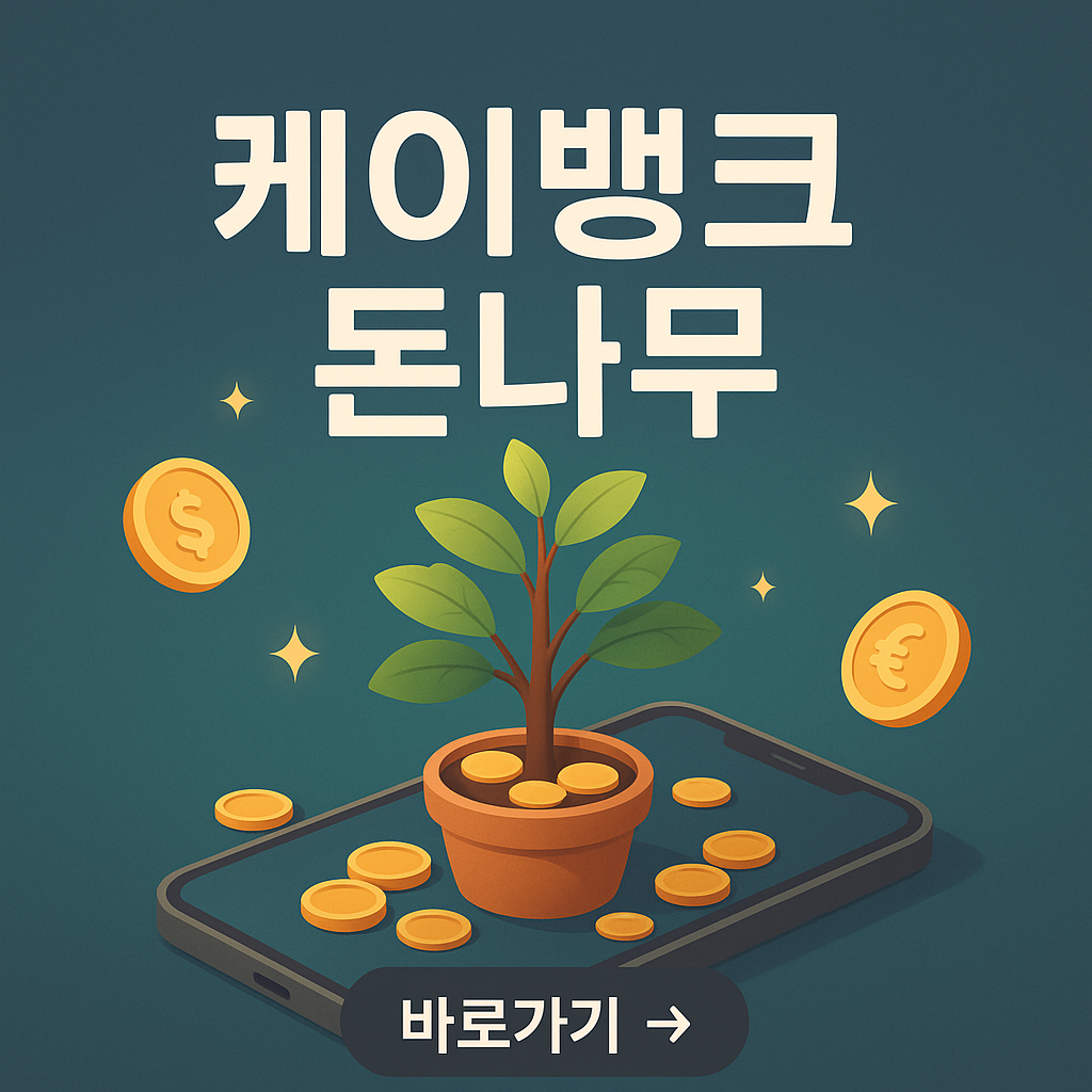 케이뱅크 돈나무 계좌 개설