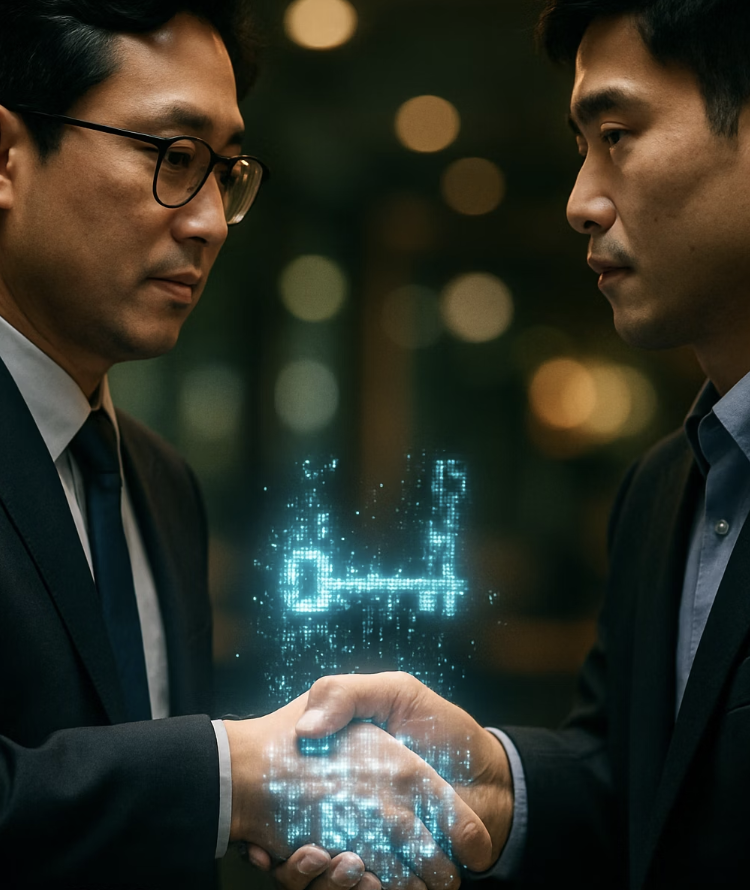 비밀 열쇠는 어떻게 주고받을까?