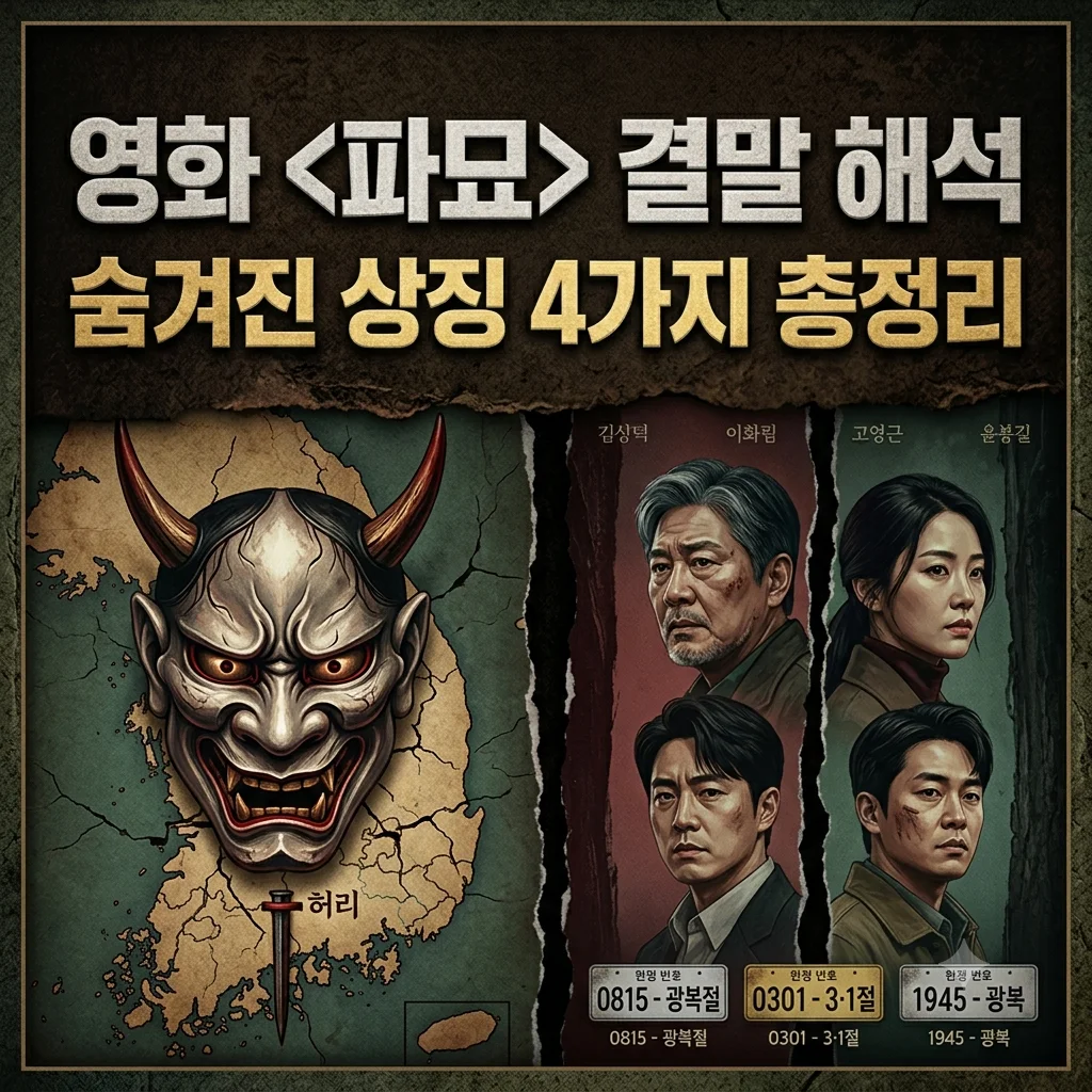 영화 파묘 결말 해석과 숨겨진 상징 4가지 총정리