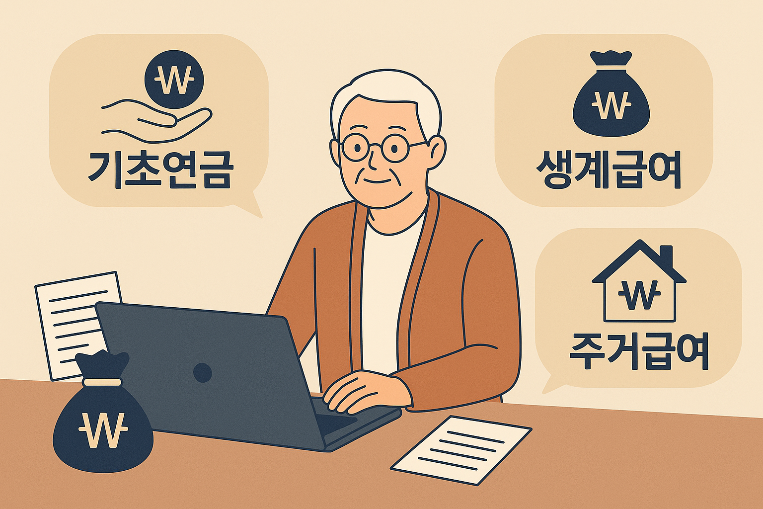노년층이 받을 수 있는 정부 지원금