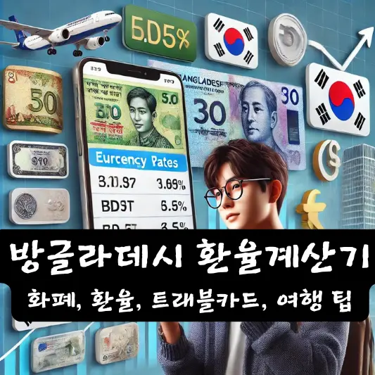 방글라데시 환율 계산기 화폐 종류 환전 방법