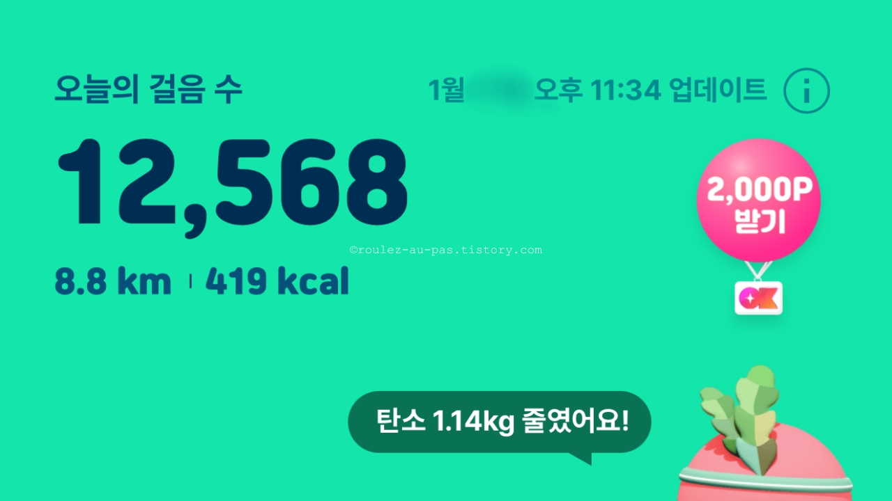 TOKYO-TRAVEL-DAY2-Number of steps per day