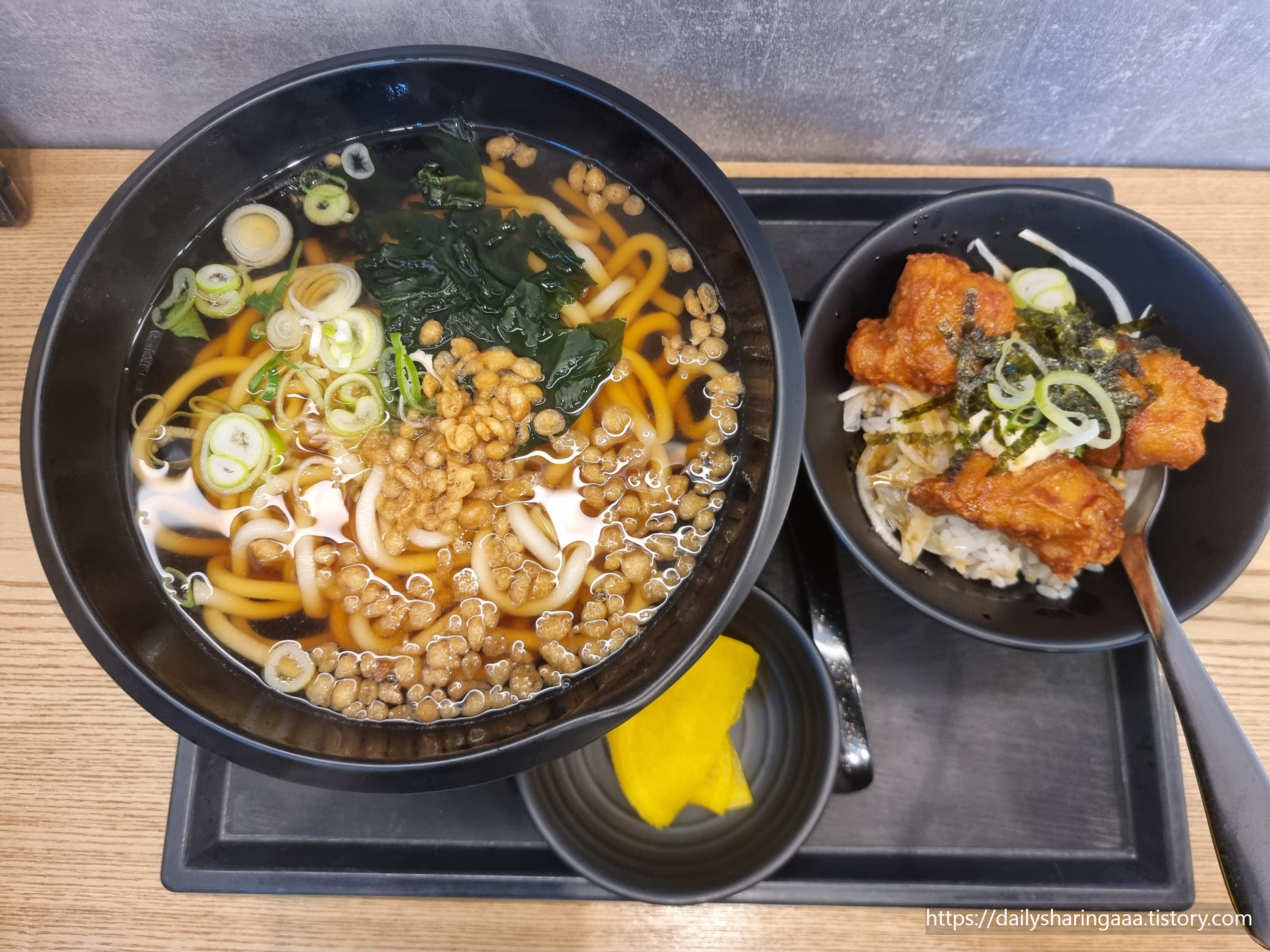 인천_가정동_루원시티_역전우동_옛날우동곱뺴기_치킨미니덮밥