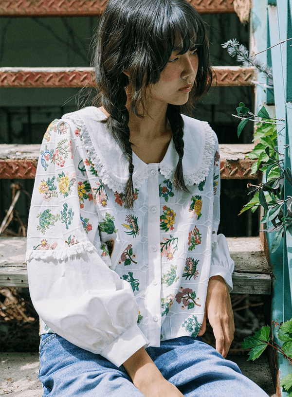 조립식 가족 9회 정채연 블라우스